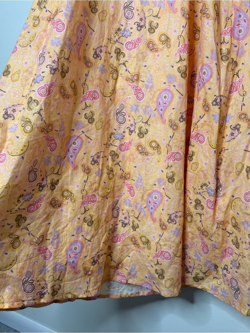 Charlie Holiday Maple Halter Maxi paisley floral summery print linen cotton 6 - Picture 6 of 14